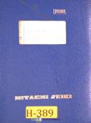 Hitachi Seiki-Hitachi-Seiki-Hitachi Seiki Cintrun 208 Acramatic A850 Electric Schematics & Parts Manual 1985-208-A-850-Cinturn-01